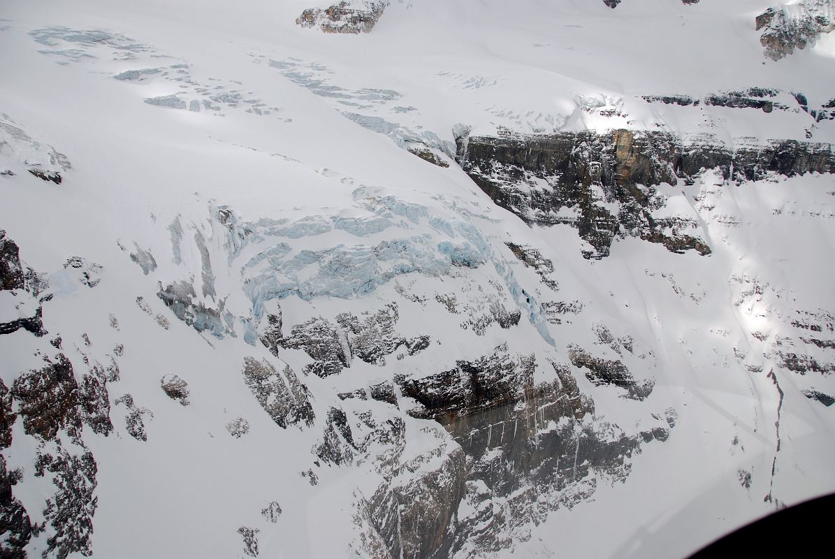 25 Glacier Below Mount Assiniboine From Helicopter In Winter